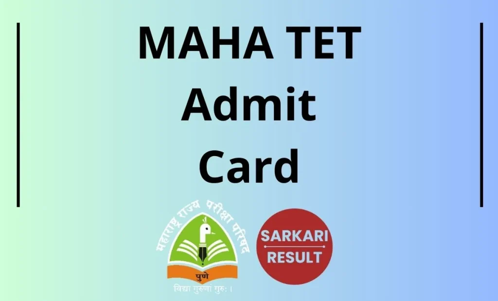 MAHA TET Admit Card 2026 for Paper 1 & Paper 2 can be easily downloaded through the Direct Link to Hall Ticket Download from this page.