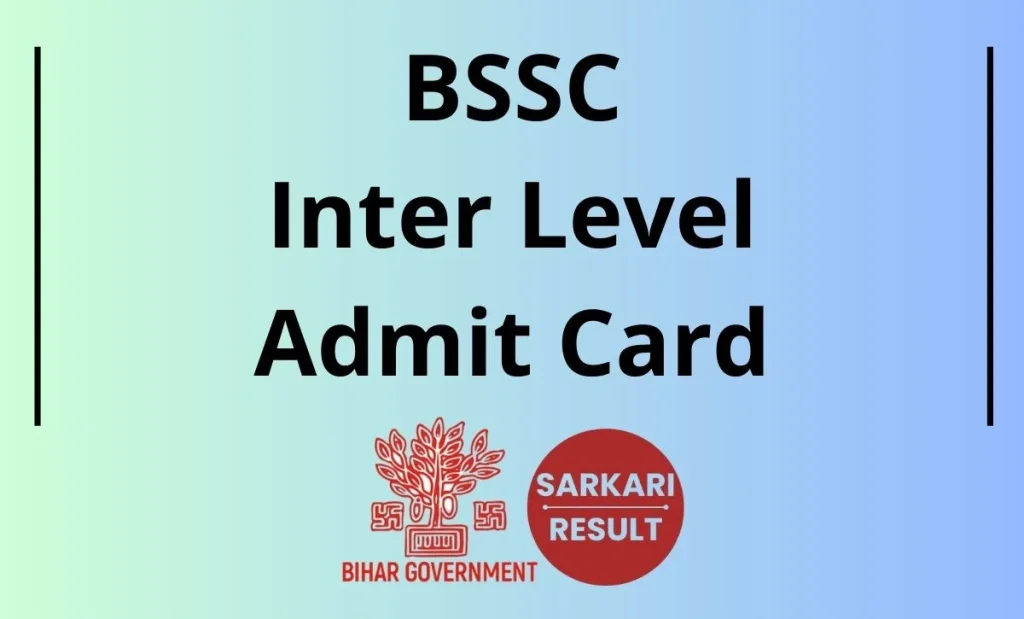 BSSC Inter Level Admit Card 2026 for the Prelims Exam can be easily downloaded easily from this page using the direct link shared here.