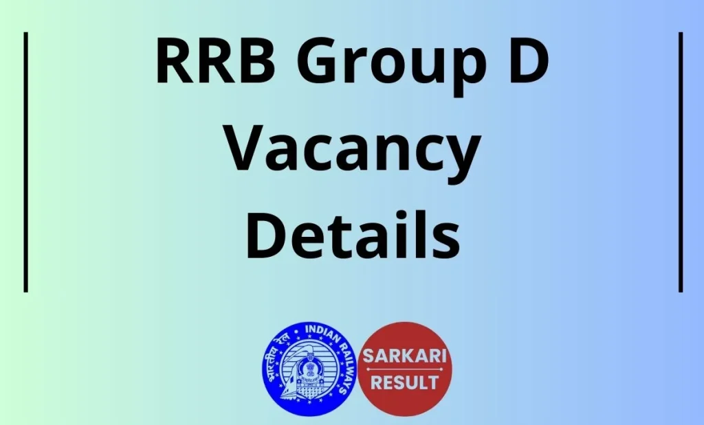 RRB Group D Vacancy 2026: Check Railway Group D or Level 1 Zone Wise Vacancy Details shared here for the interested candidates.