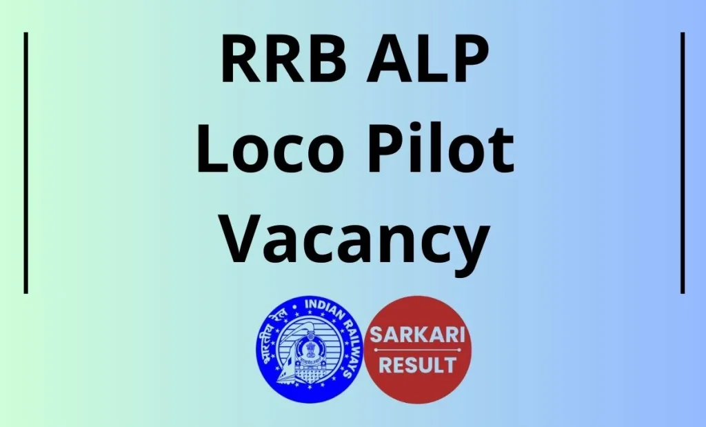 RRB ALP Notification 2025: Check RRB Loco Pilot Notification PDF (CEN 01/2025), Eligibility & Online Application Form is shared on this page.
