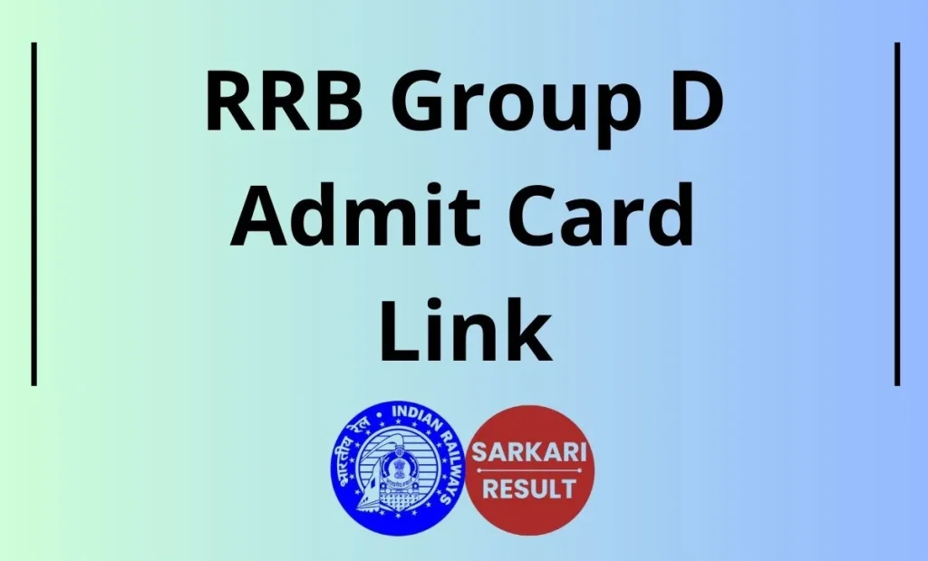 RRB Group D Admit Card 2026: Get Railway Gr D Call Letter Update & also the Hall Ticket Direct Link to download shared on this page.