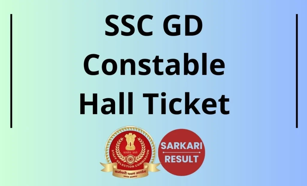 SSC GD Constable Admit Card 2026: Get the Direct Link to download SSC GD Constable Call Letter for the CBE and PET/PST from this page.